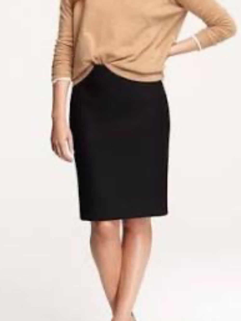 J. Crew Pencil Skirt in Double-Serge Wool